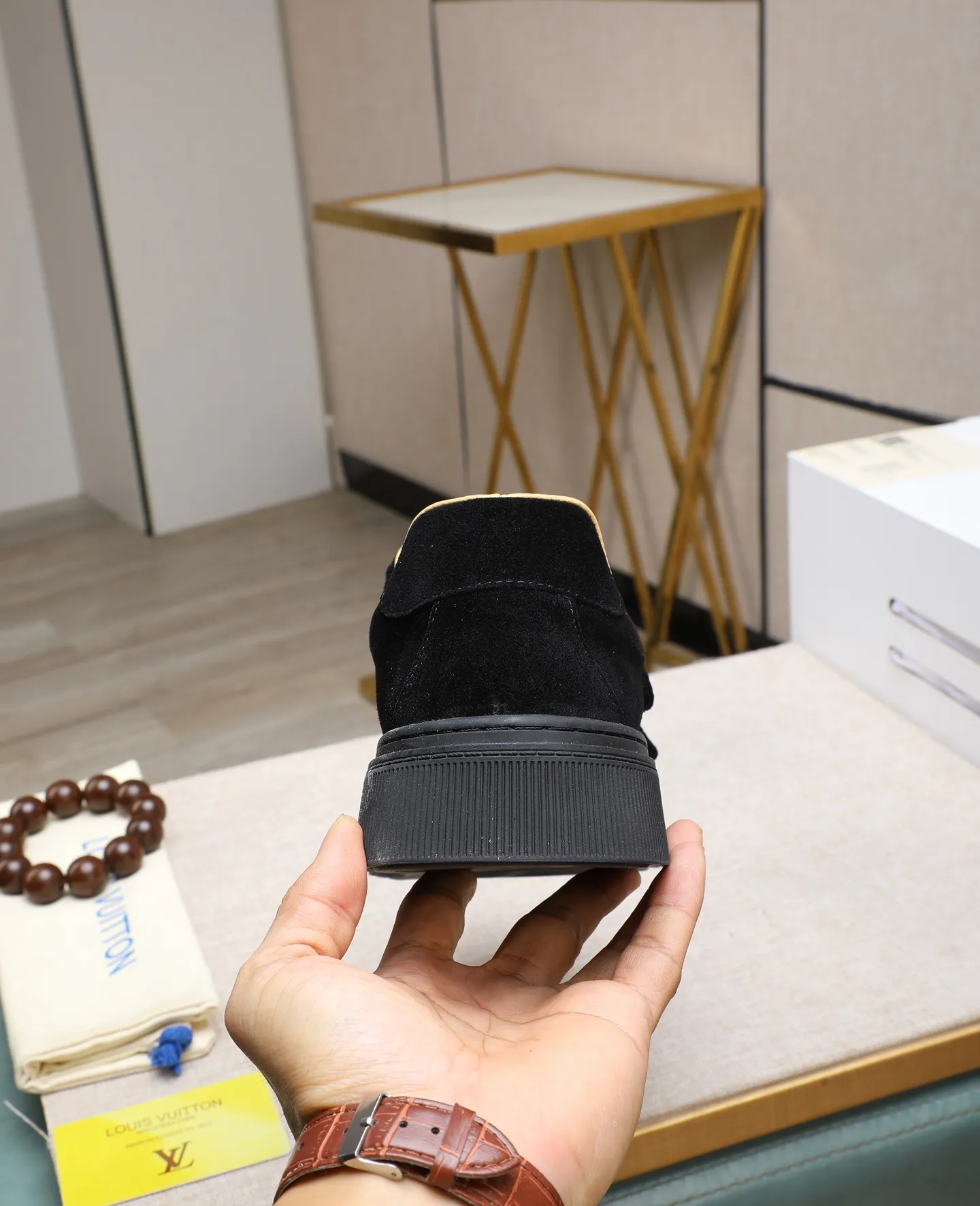 Men's shoes 💰460 [LV～] Men's casual shoes 2025z cabinet sales simultaneously 🔶Size: 38-44 #️⃣ 🔷3 colors🔜The upper is made of multi-material splicing➕cow leather lining, comfortable and breathable, sole: original comfortable and wear-resistant outsole, ⚠️real thing📱photographed🎬real thing is better📢📢📢